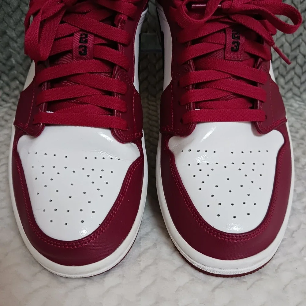 Air Jordan 1 Low Noble Red Men's Sneakers Shoes Size 11